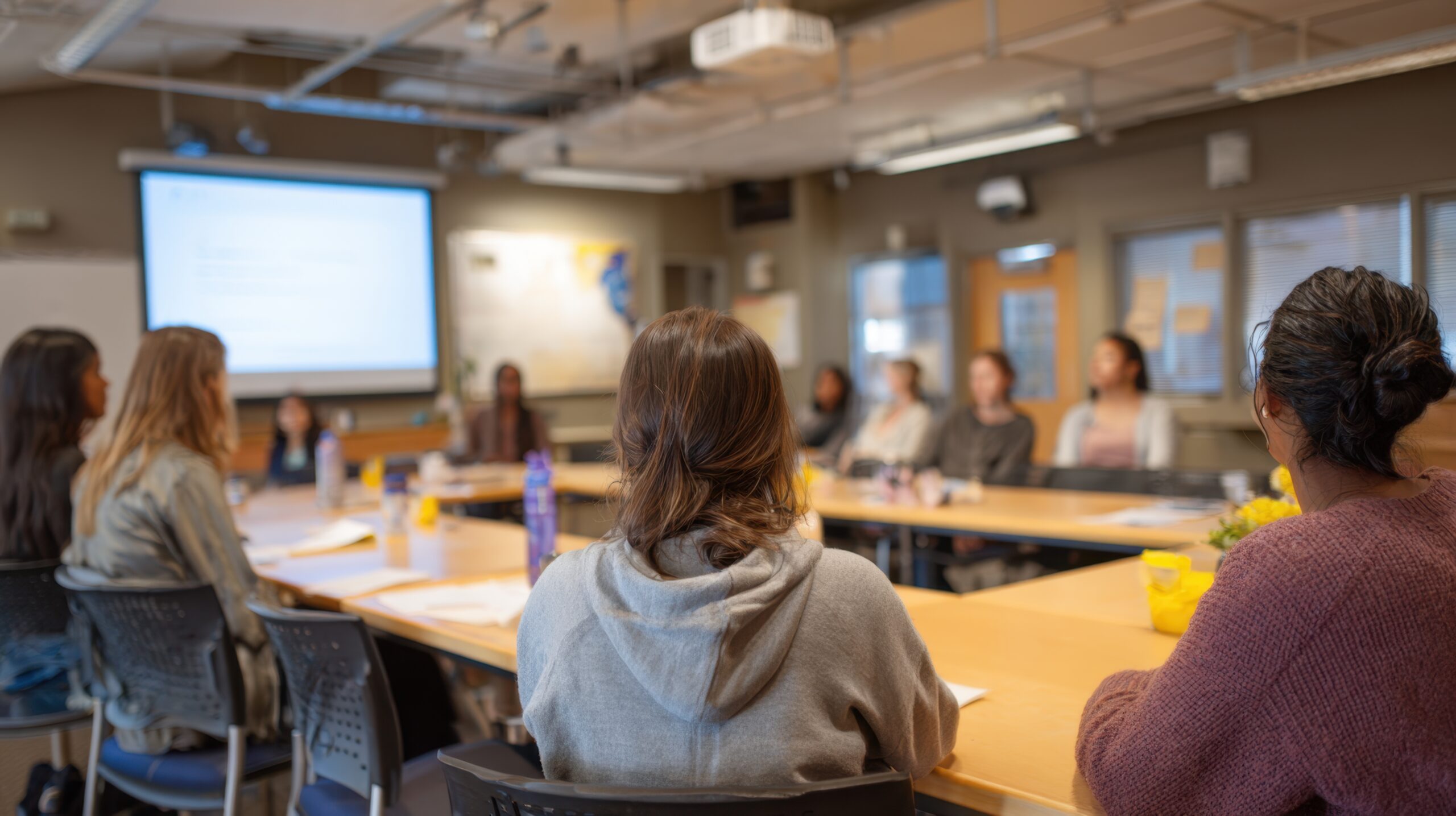 staff in a conference room
